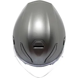 AGV K5 Jet Evo E2206, Motorrad Jet-Helmet, Unisex, Matt Luna Grey, XXL