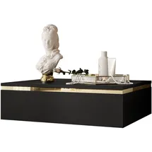 lookway Nachtschrank Aurora 48 x 15 x 38 cm Schwarz