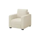 bobb Sessel Lisa de Luxe Boxspringpolsterung 85 x 90 x 93 cm Creme