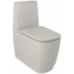 -RESA S Spiralflush-UNI-Trap WC versteckte Befestigung mattschwarz