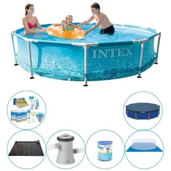 Swimming Pool Plus Zubehör - Intex Metal Frame Strandseite 305x76 cm EINHEITSGRÖSSE