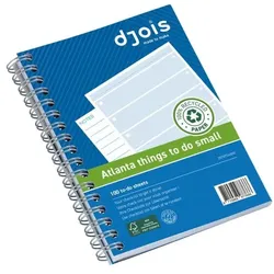 Tarifold Notizbuch »Atlanta things to do small« liniert 11 x 14,5 cm blau