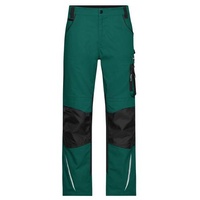 Workwear Pants - STRONG - Spezialisierte Arbeitshose mit funktionellen Details schwarz/grün, Gr. 25