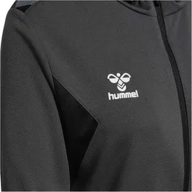 hummel Authentic PL ZIP HOODIE WOMAN asphalt L