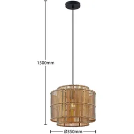 LINDBY Bridga 1-flg. 29,5 cm Holz beige