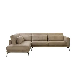 Ecksofa   Roberto ¦ braun ¦ Maße (cm): B: 322 H: 97 T: 221