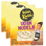 Wan Kwai Udon Nudeln 200g – Schnelle Zubereitung in 2 Minuten für authentische Suppen & Wok-Gerichte. Vegan, glutenfrei und geschmackliche Vielfalt für jeden Genussmoment. (Packung mit 3)