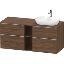 Duravit D-Neo Konsolenwaschtischunterbau wandhängend Nussbaum dunkel Matt 1400x550x664 mm à DE4970R7 DE4970R70210000,
