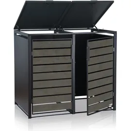 Zelsius Mülltonnenbox 4er 120-240 l grau