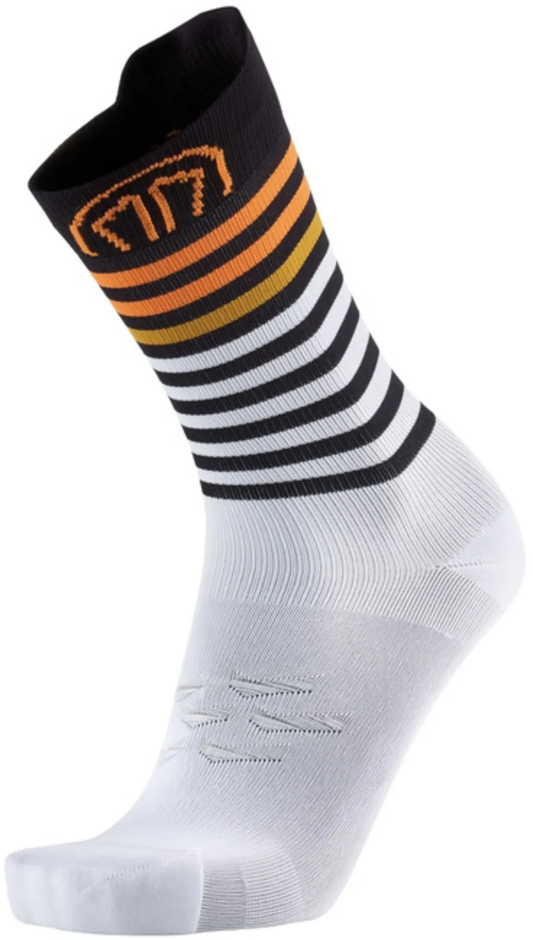 SIDAS Run Anatomic Light Crew - Laufsocken - White/Black - 39