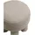 House Nordic Pouf Perth Polyester 43 x 43 cm Hellgrau