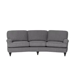 SOHO Sofa  Birmingham ¦ grau ¦ Maße (cm): B: 253 H: 85 T: 120