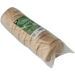 VEPATIM 125x Deckel für Bio-Suppenbecher Pappe rund O9,8 cm braun biologisch abbaubar