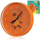 Die Maus DieMaus Kinder-Wanduhr Maus, Elefant & Ente