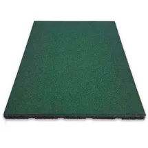 Floordirekt Fallschutzmatte - Rutschfester Gummi-Bodenschutz - Grün