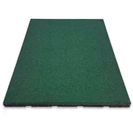 Floordirekt Fallschutzmatte - Rutschfester Gummi-Bodenschutz - Grün
