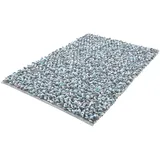 KLEINE WOLKE Badematte »Sling«, rutschhemmend beschichtet, fußbodenheizungsgeeignet, Badteppich, handgefertigt, 2 farbige Schlingenoptik grün