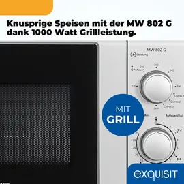 Exquisit MW 802 G silber