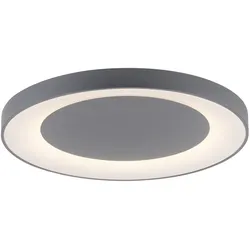LED-Deckenleuchte, anthrazit-grau, dimmbar, CCT-Farbmanagement, Memory Funktion