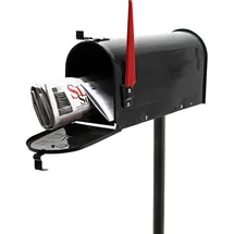 Wiltec US Mailbox schwarz