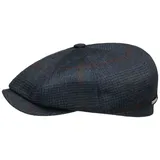 Stetson Schiebermütze Hatteras Cashmere blau|braun 59/L