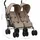 vidaXL Geschwisterwagen taupe 10237