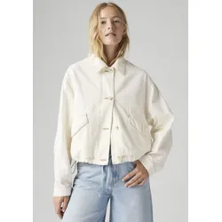 Jeansjacke LEVI'S "JANIS UTILITY J", Damen, Gr. S (36), serenity tomorrow, Denim/Jeans, Obermaterial: 100% Baumwolle, casual, bequem taillenlang, Langarm, Jacken