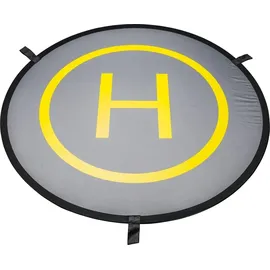 Mantona Drohnen-Landeplatz faltbar inkl. Transporttasche, 107 cm Durchmesser, ideal für ferngesteuerte Drohne, Quadcopter, Mini-Helikopter