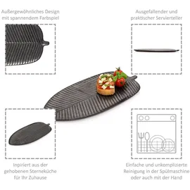sänger Servierteller Tombey 39,3x11,95 cm Schwarz