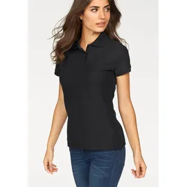 FRUIT OF THE LOOM Lady-Fit Premium Polo Schwarz XXL