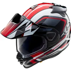 Arai Tour-X5 Discovery, Endurohelm - Schwarz/Weiß/Rot - L
