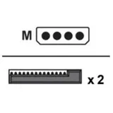 Supermicro - Netzteil - interne Stromversorgung, 4-polig (M)
