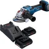 Bosch Professional, Winkelschleifer, Bosch GWS 18V-15 PSC Professional Akku Winkelschleifer 18 V 125 mm BITURBO Brushless + 2x ProCORE (125 mm)