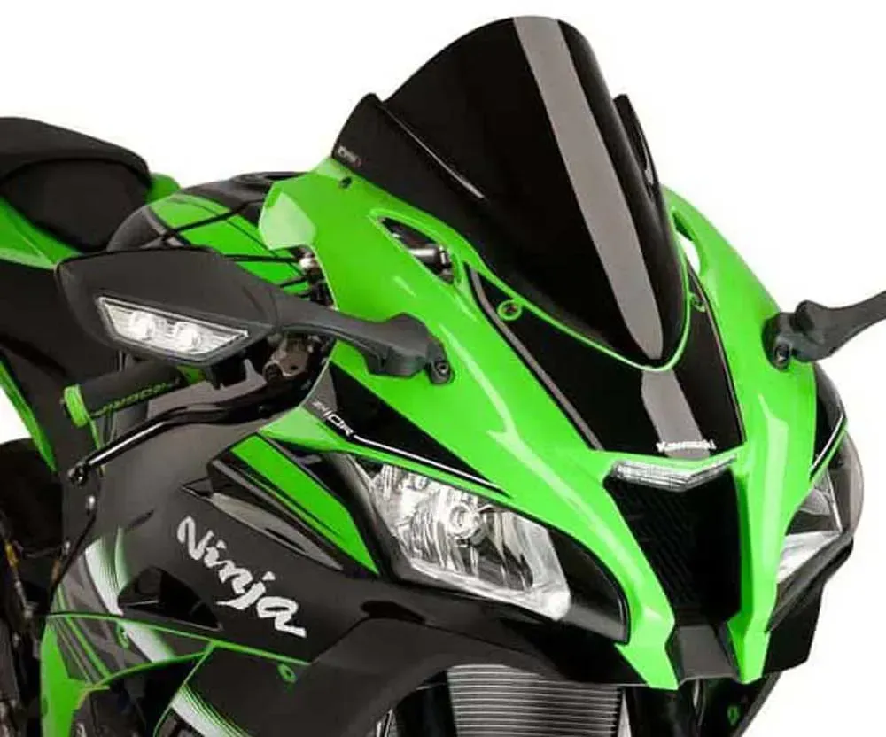 Puig Z-racing Kawasaki Zx-10r/krt Replica/se&zx-10rr Windschutzscheibe - Black - One Size