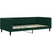 vidaXL Tagesbett Dunkelgrün 100x200 cm Samt