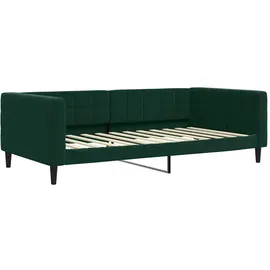 vidaXL Tagesbett Dunkelgrün 100x200 cm Samt