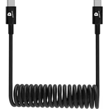 DEQSTER Spiral Ladekabel USB-C auf USB-C