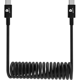 DEQSTER Spiral Ladekabel USB-C auf USB-C