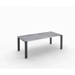 Tisch Oslo anthrazit - 180 x 95 cm HPL steelgrey