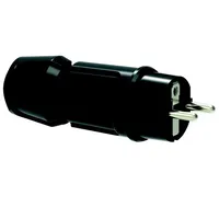 BALS ELEKTROTECHNIK 7372 Schutzkontaktstecker 250 V Schwarz IP44