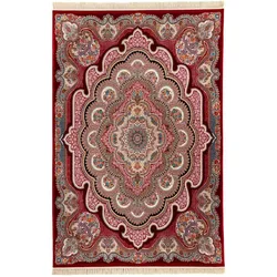 Morgenland Orientteppich - Aryan - dunkelrot - 150 x 100 cm - rechteckig