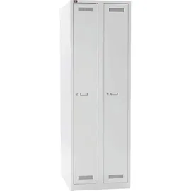 BISLEY LIGHT Spind lichtgrau GL06D1245, 2 Abteile 300, Farbe