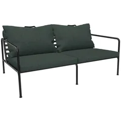 Outdoor 2-Sitzer Sofa AVON schwarz Alpine