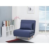 sesselseller 24 Relaxsessel Schlafsessel Como schmal blau