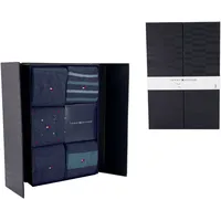Tommy Hilfiger Socken, (5 Paar), Ideal zum Verschenken, Geschenkbox, Rippenbündchen blau