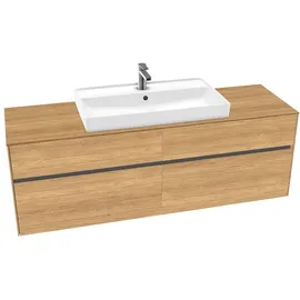 Villeroy & Boch Collaro Waschbeckenunterschrank C02800RH 160 x 55 cm Kansas Oak