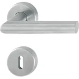 HOPPE FH-Drückergarnitur AMSTERDAM - bb, 40 - 45, Edelstahl matt