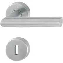 HOPPE FH-Drückergarnitur AMSTERDAM - bb, 40 - 45, Edelstahl matt