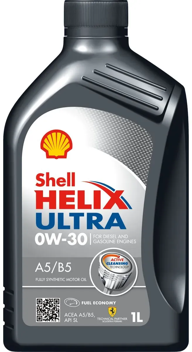 Olio motore SHELL 550046659 Helix Ultra A5/B5 0W30 1L
