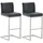 TPFLiving 2er Set Barhocker Paragon Kunstleder schwarz